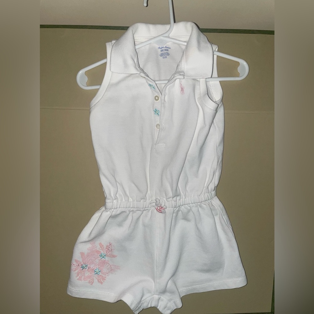 Polo Ralph Lauren Little Girls Romper Size  24M